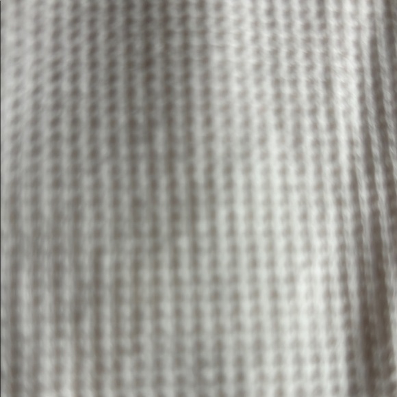 Tommy John Waffle Knit Hoodie in Pastel Parchment - Picture 8 of 13